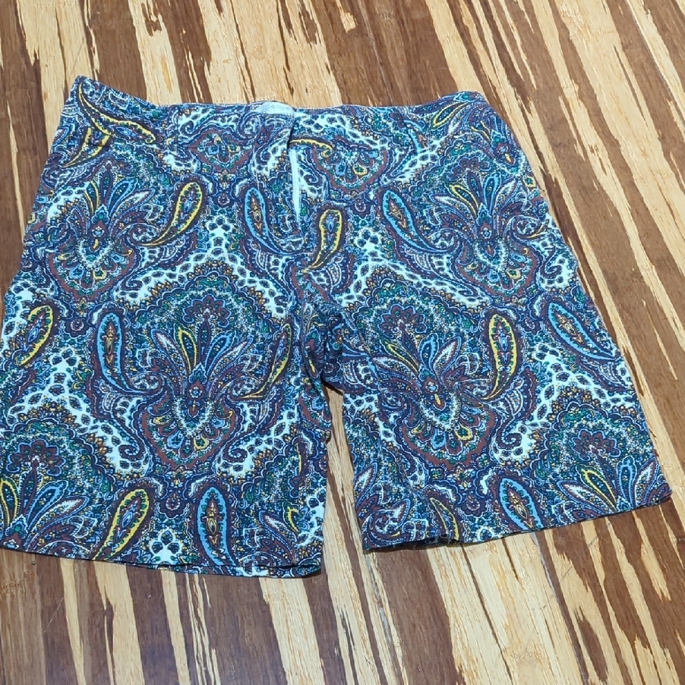 J Crew Paisley Patterned Shorts